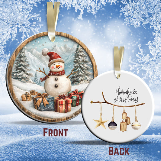 Farmhouse Ceramic Ornament 39-17