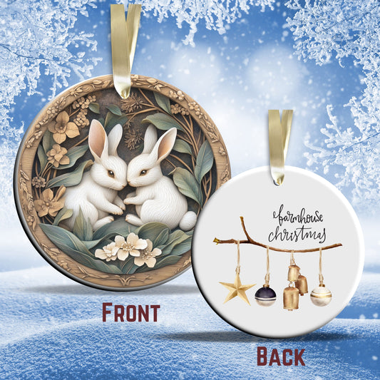 Farmhouse Ceramic Ornament 39-18