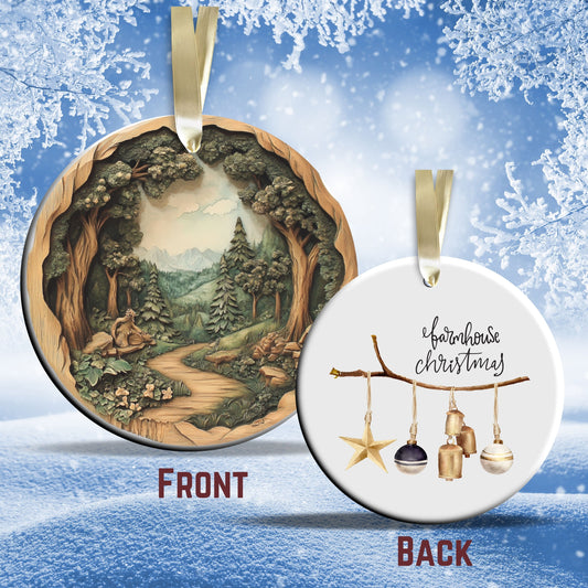 Farmhouse Ceramic Ornament 39-19
