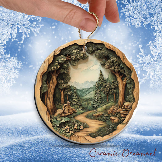 Farmhouse Ceramic Ornament 39-19