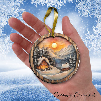 Farmhouse Ceramic Ornament 39-22