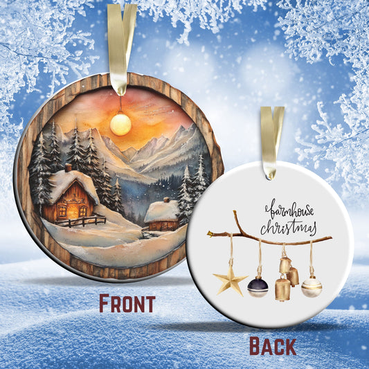 Farmhouse Ceramic Ornament 39-22