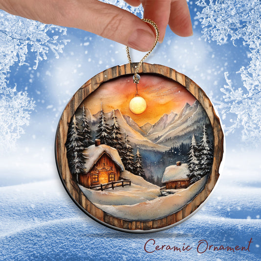 Farmhouse Ceramic Ornament 39-22