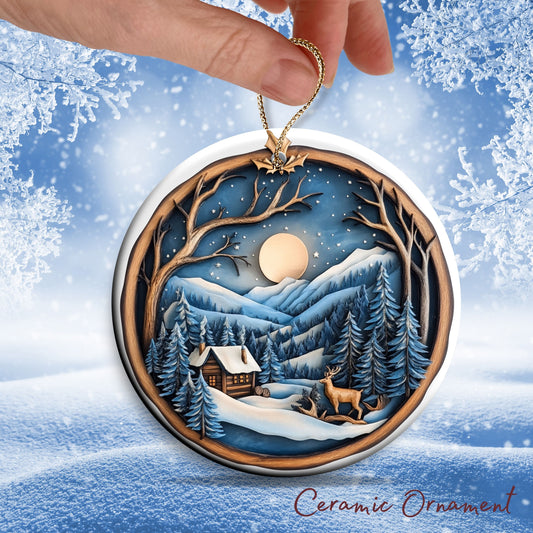 Farmhouse Ceramic Ornament 39-23