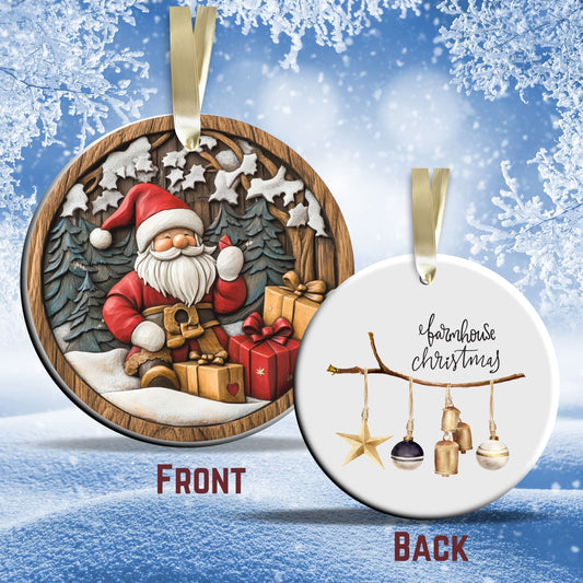 Farmhouse Ceramic Ornament 39-24