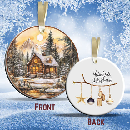 Farmhouse Ceramic Ornament 39-25