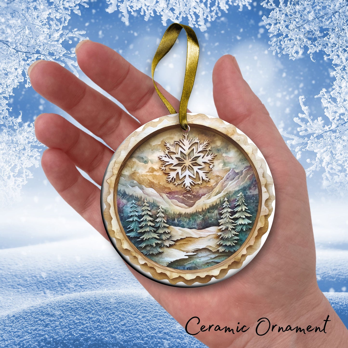 Farmhouse Ceramic Ornament 39-26