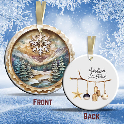 Farmhouse Ceramic Ornament 39-26