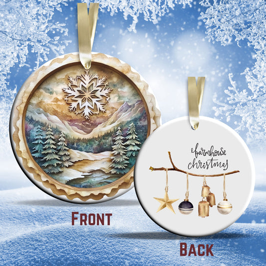Farmhouse Ceramic Ornament 39-26