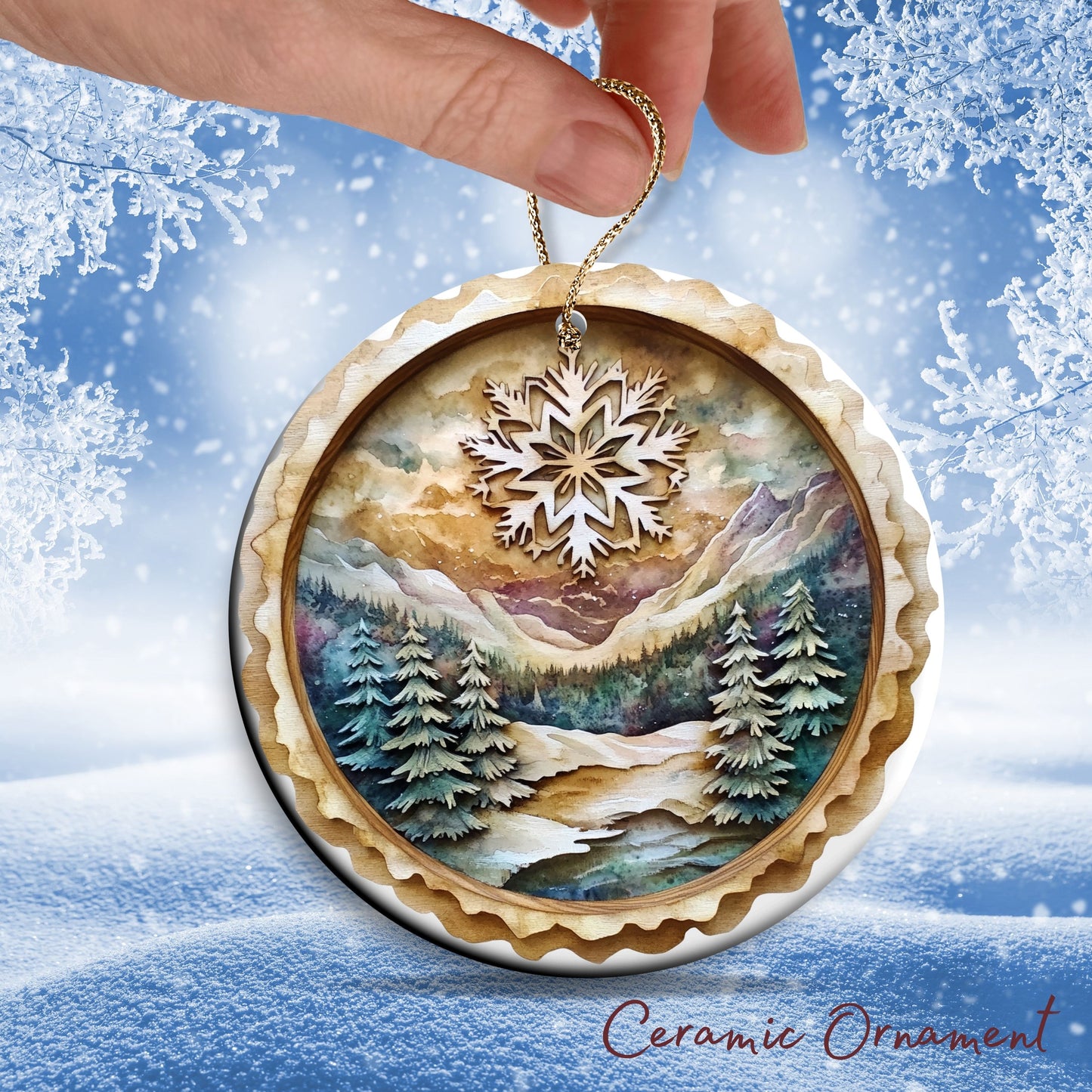 Farmhouse Ceramic Ornament 39-26