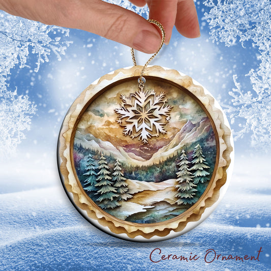 Farmhouse Ceramic Ornament 39-26