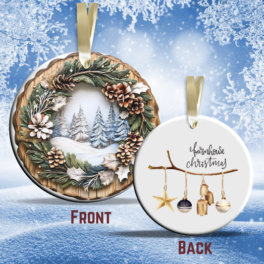 Farmhouse Ceramic Ornament 39-30