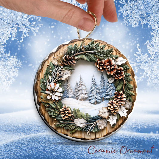 Farmhouse Ceramic Ornament 39-30