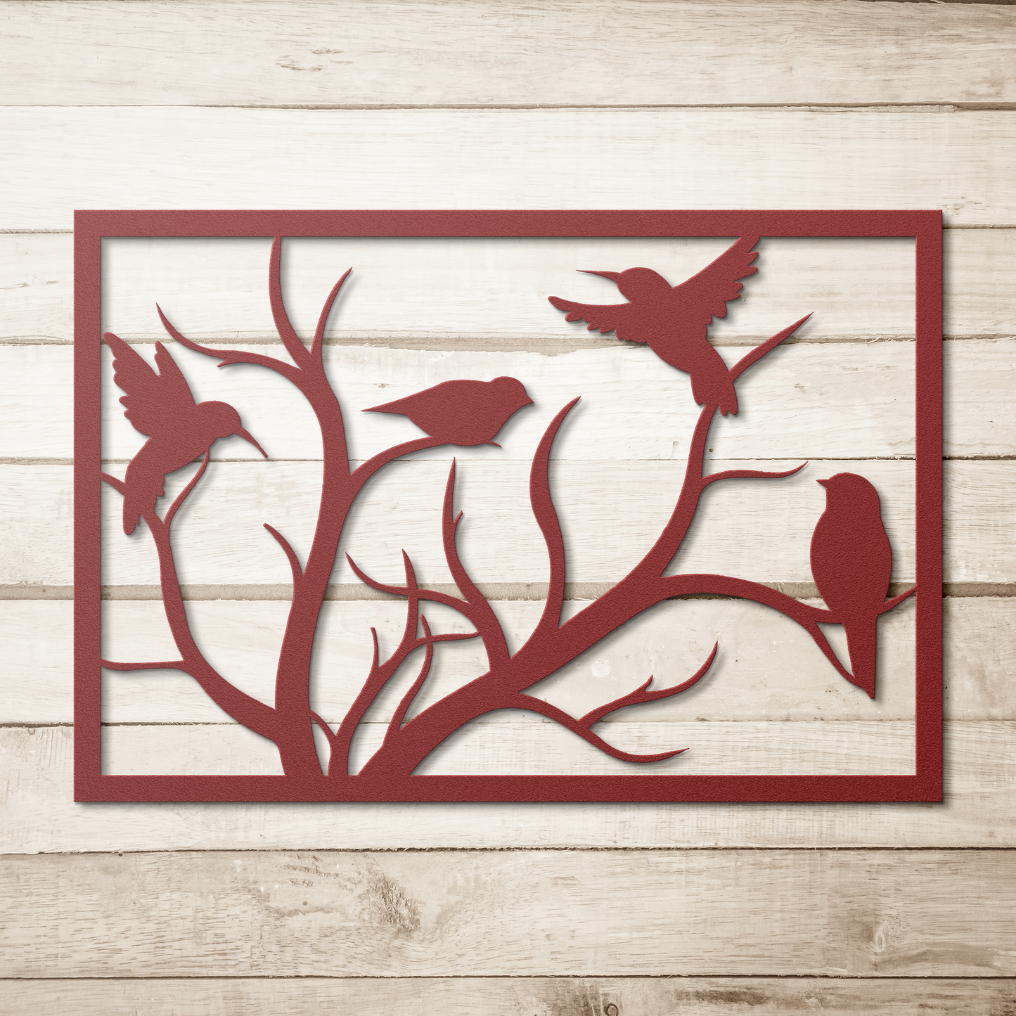 Framed_Bird_Metal_Decor_Red_Simple_Wood_BKGD_Mockup.png