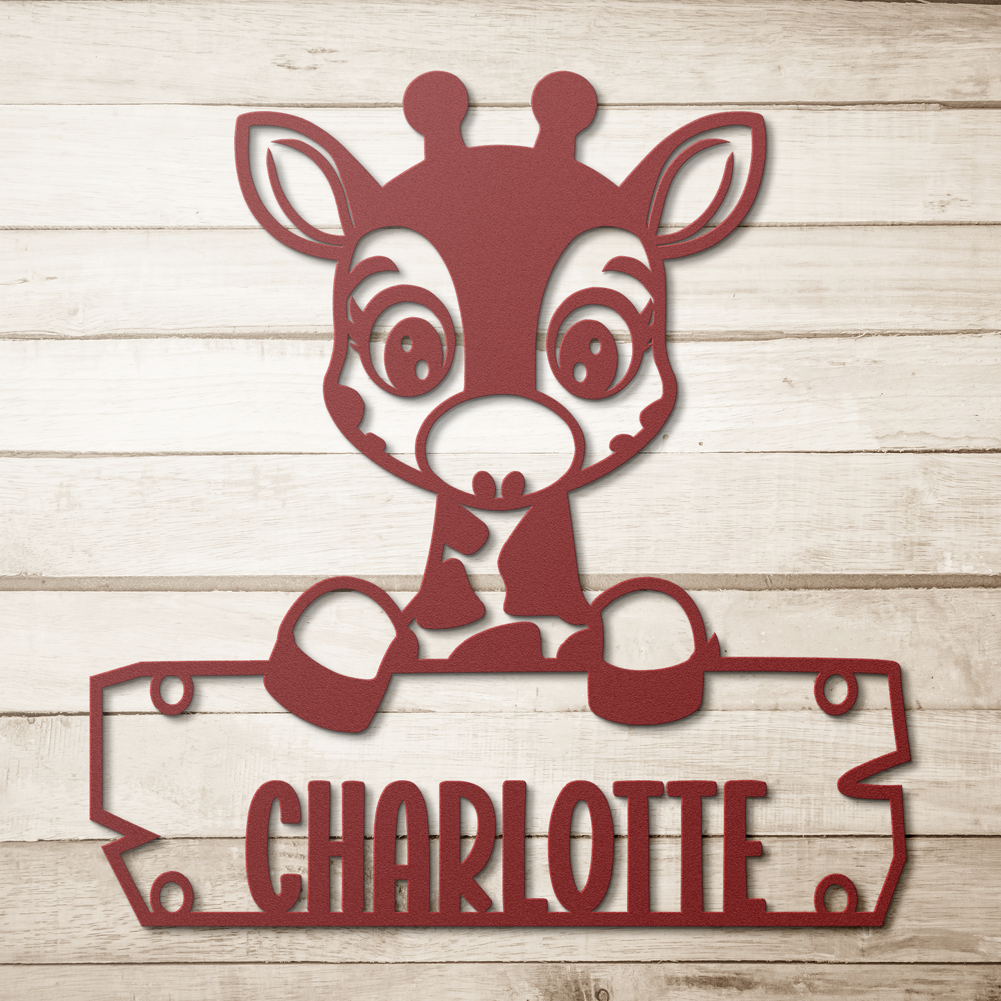 Giraffe_Nursery_Metal_Decor_Red_Simple_Wood_BKGD_Mockup.png