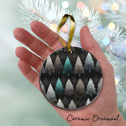 Gothic Christmas Decor Ceramic Ornament 64-05