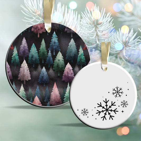 Gothic Christmas Decor Ceramic Ornament 64-18
