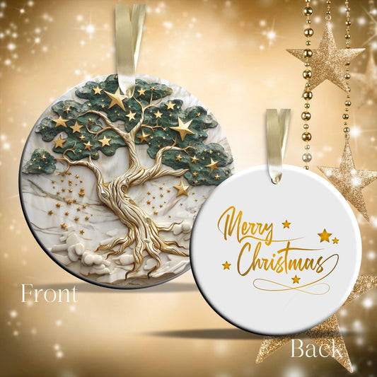 Christmas Tree Ceramic Ornament 34-07
