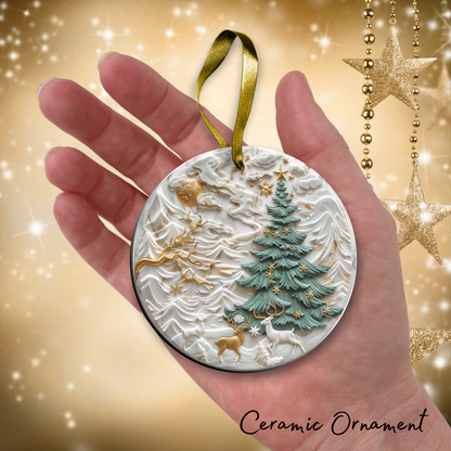 Christmas Tree Ceramic Ornament 34-20