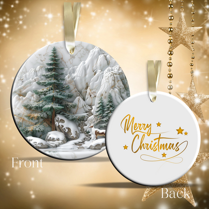 Christmas Tree Ceramic Ornament 34-22