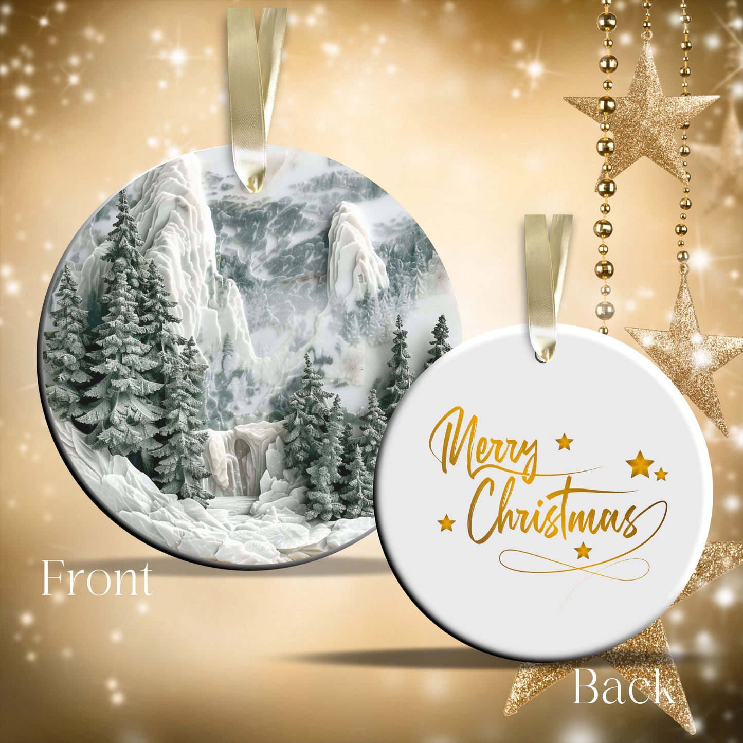 Christmas Tree Ceramic Ornament 34-50