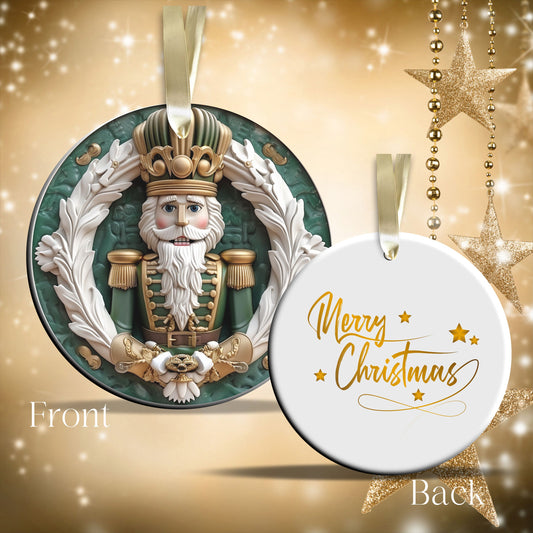 Christmas Nutcraker Ceramic Ornament 34-53