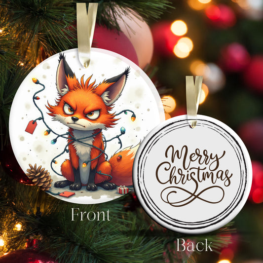 Grumpy Christmas Critter Fox 100-08