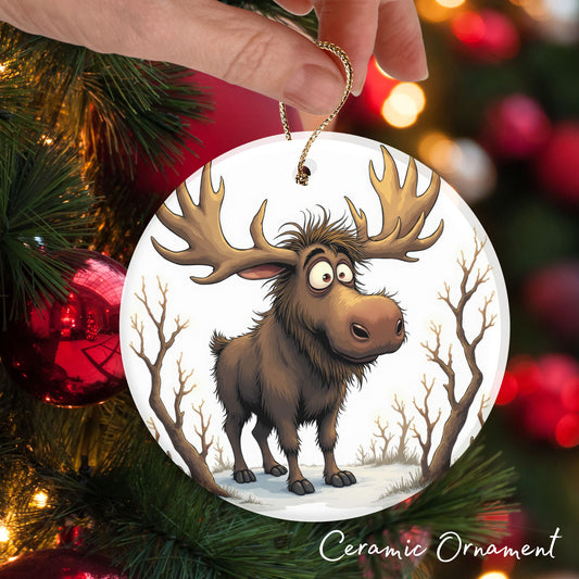 Grumpy Christmas Critter Moose 100-03
