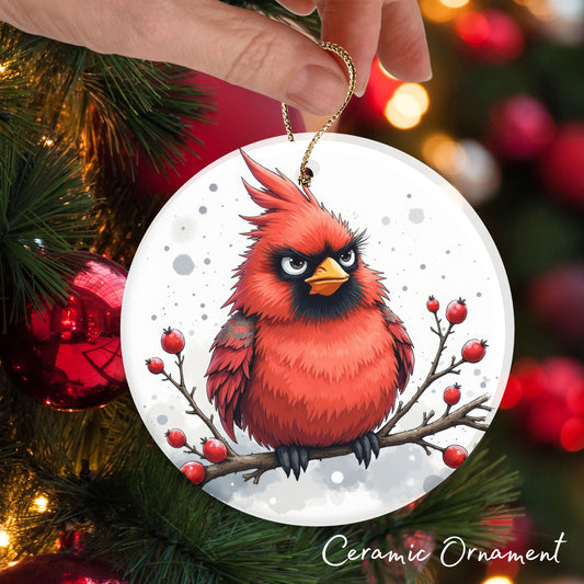 Grumpy Christmas Critter Cardinal 100-06