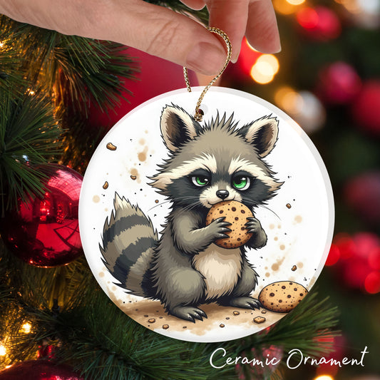 Grumpy Christmas Critter Racoon 100-04