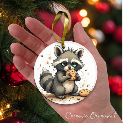 Grumpy Christmas Critter Racoon 100-04