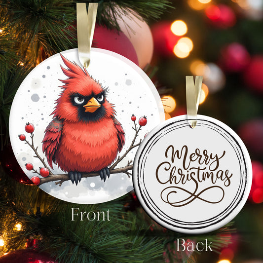Grumpy Christmas Critter Cardinal 100-06