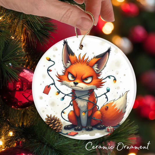 Grumpy Christmas Critter Fox 100-08