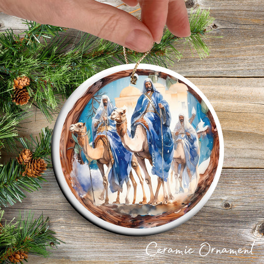 Christmas Nativity Ceramic Ornament 107-05 Wisemen
