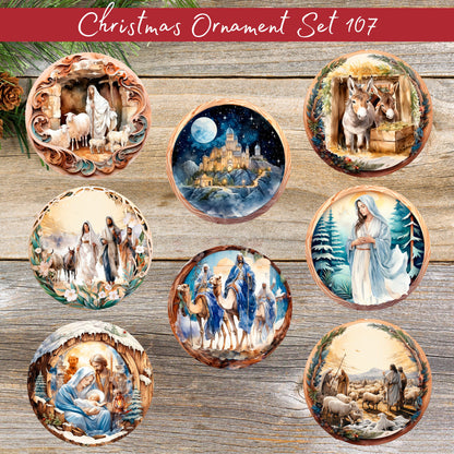 Christmas Nativity Ceramic Ornament 107-03 Mother Mary