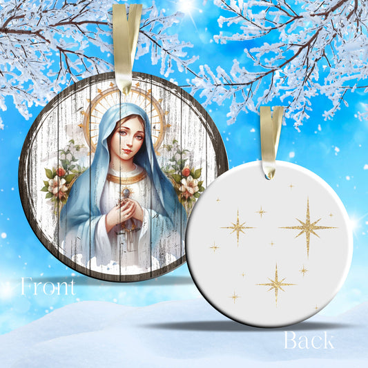 Christmas Nativity Ceramic Ornament 11-19