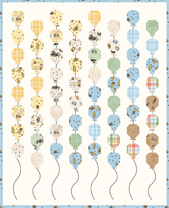 Winnie the Pooh Main 1/2 Yard Bundle of 9