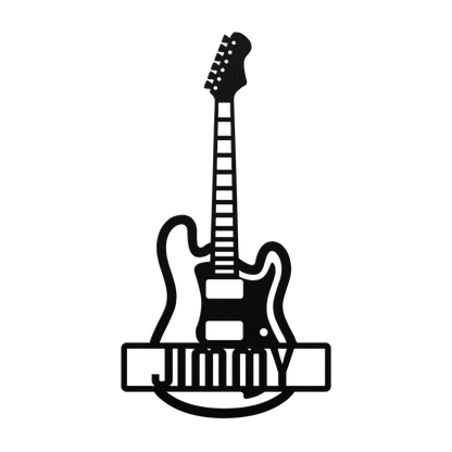 Personalized_Guitar_Metal_Decor_Black_Transparent_Mockup.png