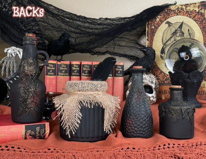 Handmade Halloween Potion Bottles Set 10