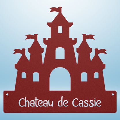 Chateau de Cassie Princess Castle Metal Art