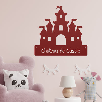 Princess Castle Metal Art