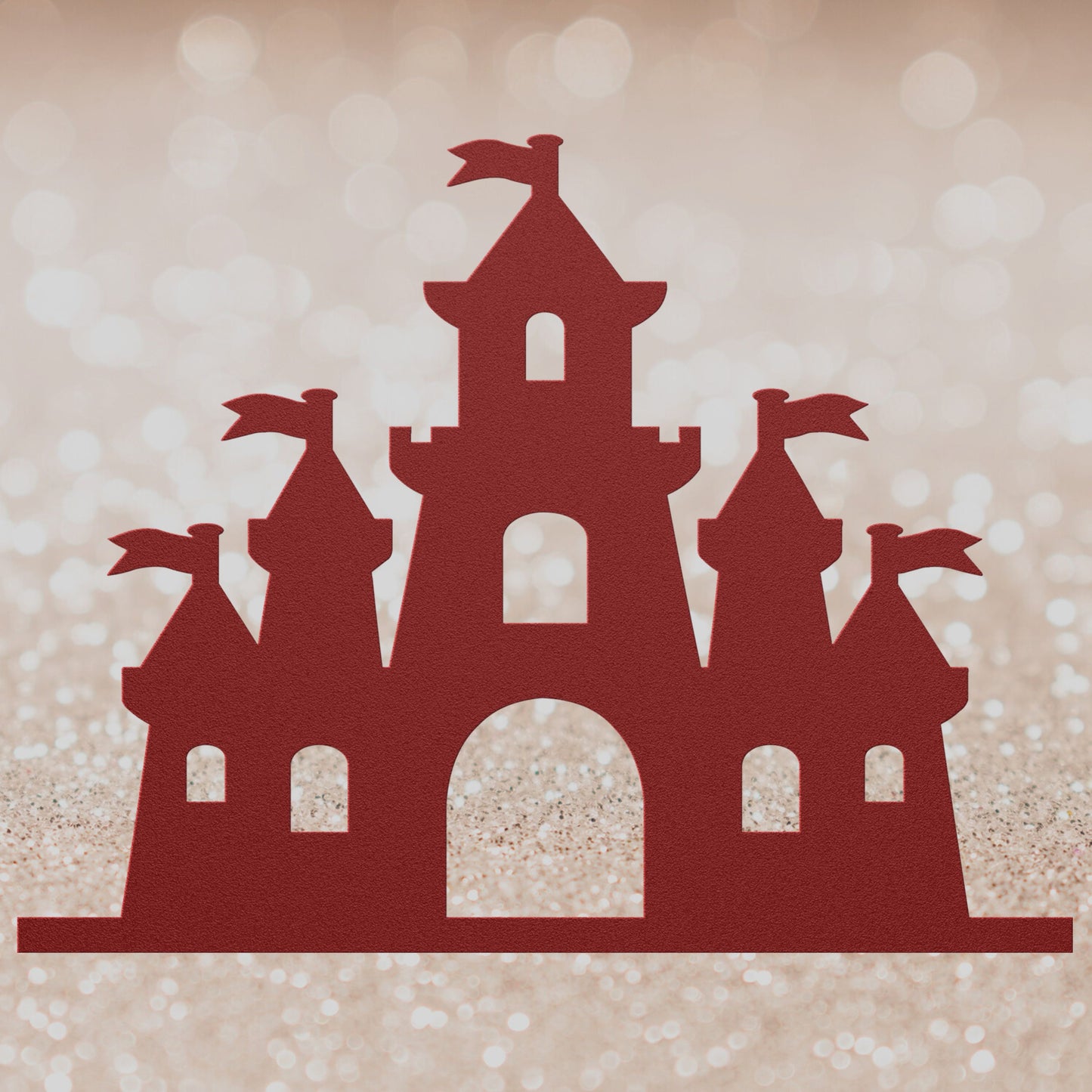 Princess Castle Metal Art