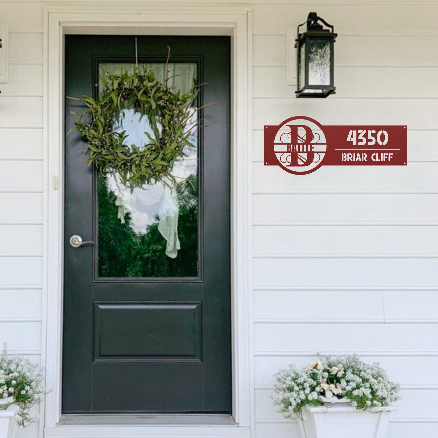 Monogram Address Signs
