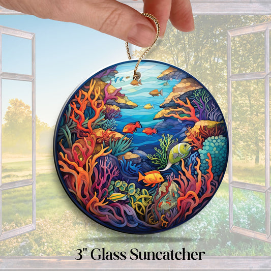 Glass Suncatcher Stained Glass 93-01