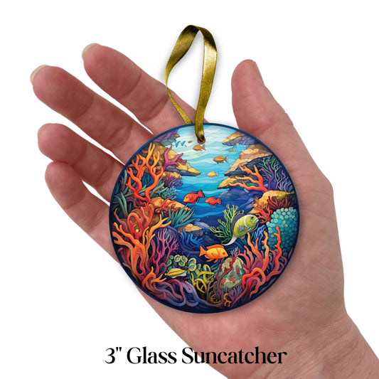 Glass Suncatcher Stained Glass 93-01