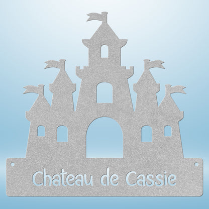 Chateau de Cassie Princess Castle Metal Art