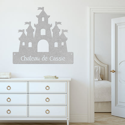 Chateau de Cassie Princess Castle Metal Art