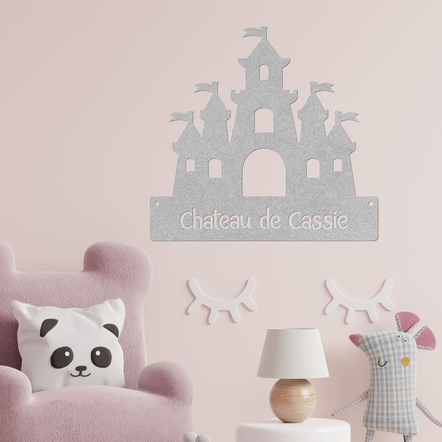 Princess Castle Metal Art