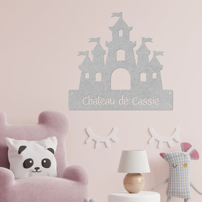 Princess Castle Metal Art