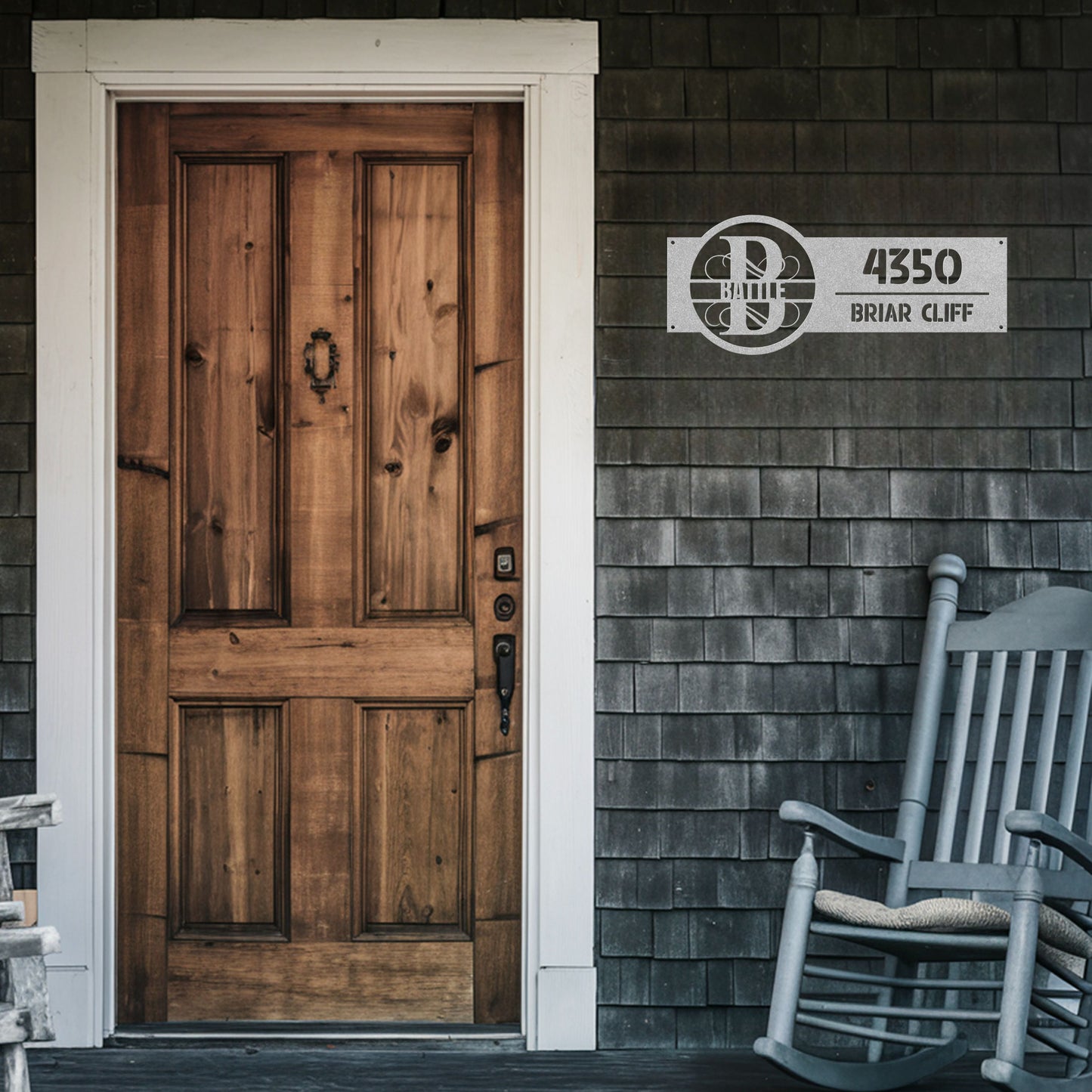 Monogram Address Signs